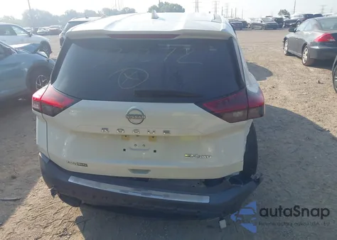 2022 Nissan Rogue Sv Intelligent Awd из США, поврежденный, VIN JN8BT3BB3NW330272